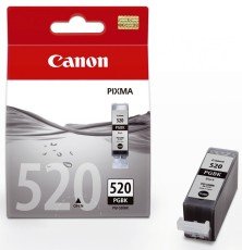 CANON Original Canon Tintenpatrone schwarz pigmentiert (2932B001,2932B001AA,PGI-520,PGI-520BK,PGI-520PGBK)