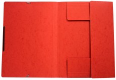 DONAU Gummizugmappe - A4, rot Sammelmappe rot A4 Gummizug 245 mm 320 mm