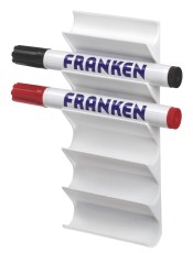 FRANKEN Tafelschreiber-Halter  - weiß, magnethaftend Stiftehalter weiß Kunststoff