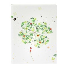 TURNOWSKY Notizbuch Lucky Clover - A5, 200 Seiten, blanko Notizbuch Lucky Clover A5 blanko