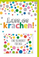 Braun+ Company Glückwunschkarte Geldgeschenk - inkl. Umschlag Mindestabnahmemenge - 6 Stück.