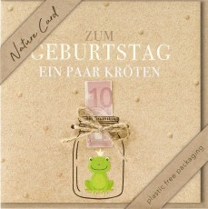 BSB Glückwunschkarte Geldgeschenk Nature Card - inkl. Umschlag Mindestabnahmemenge - 3 Stück.