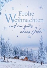 Grußkarte Weihnacht- und Neujahrswünsche - midi, inkl. Umschlag Grußkarten Weihnachten