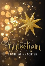 Gutscheinkarte Weihnachten - inkl. Umschlag Mindestabnahmemenge - 5 Stück. Gutscheinkarte 1 Stück