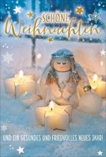 D.T. Weihnachtskarte - inkl. Umschlag Mindestabnahmemenge - 5 Stück. Grußkarten inkl. Umschlag