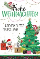 D.T. Weihnachtskarte - inkl. Umschlag Mindestabnahmemenge - 5 Stück. Grußkarten inkl. Umschlag