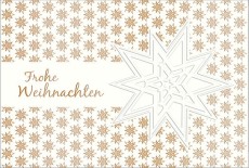 Weihnachtskarte - inkl. Umschlag Mindestabnahmemenge - 5 Stück. Grußkarten Weihnachten 1 Stück