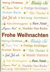 Weihnachtskarte - inkl. Umschlag Servietten inkl. Umschlag 1 Stück