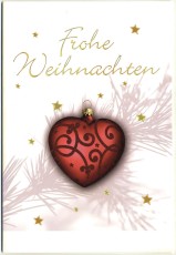 Weihnachtskarte - inkl. Umschlag Mindestabnahmemenge - 5 Stück. Grußkarten Weihnachten 1 Stück