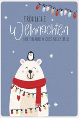 D.T. Weihnachtskarte - inkl. Umschlag Mindestabnahmemenge - 5 Stück. Grußkarten inkl. Umschlag