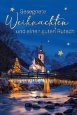 D.T. Weihnachtskarte - inkl. Umschlag Mindestabnahmemenge - 5 Stück. Grußkarten inkl. Umschlag