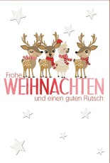 D.T. Weihnachtskarte - inkl. Umschlag Mindestabnahmemenge - 5 Stück. Grußkarten inkl. Umschlag