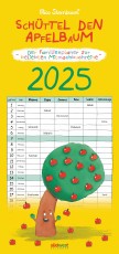 SÜDWEST Familienkalender Apfelbaum - 22,4 x 48,5 cm, 6 Spalten Familienkalender 2025 6 22,4 cm