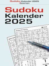 Abreißkalender Sudoku - 16,5 x 22 cm, 400 Seiten Abreißkalender 2025 1 Tag / 1 Seite 16,5 cm 22 cm