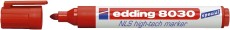 EDDING 8030 NLS high-tech marker Spezialmarker - permanent, 1,5 - 3 mm, rot Permanentmarker rot