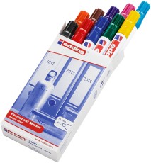 EDDING 3000 Permanentmarker - nachfüllbar, 1,5 - 3 mm, 10 Farben basic Faltschachtel ca. 1,5 - 3 mm