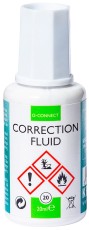 Q-CONNECT Korrektur-Fluid - 20 ml Korrekturflüssigkeit weiß 20 ml