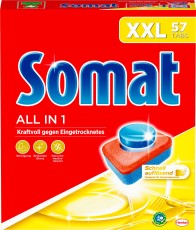 SOMAT All-in-One XXL 7 Multi-aktiv - 57 Tabs Geschirrspültabs 57 Tabs