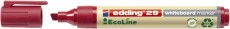 EDDING 29 Boardmarker EcoLine - nachfüllbar, 1-5 mm, rot Boardmarker rot 1,5 - 5 mm Keilspitze