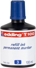 EDDING T 100 Nachfülltinte - 100 ml, blau Nachfülltinte blau 100 ml