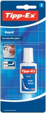 TIPP-EX Korrekturfluid Rapid - Flasche à 25ml, weiß, Blister à 1 Stück Korrekturflüssigkeit