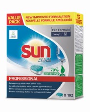 Sun Professional All-in-1 Extra Power Tabs - 102 Stück Geschirrspültabs 102 Stück