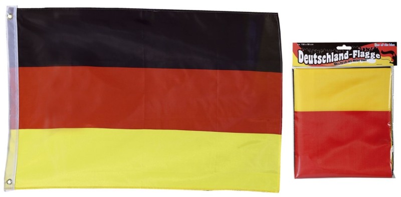 Fahne Deutschland - 60 x 90 cm Fahne schwarz, rot und gelb - Büro Design  Kruel Beratungs- & Planungs GmbH Online-Shop