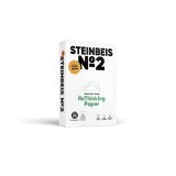 Steinbeis No. 2 - Trend White - Recyclingpapier, A4, 80g, weiß, 500 Blatt Multifunktionspapier A4