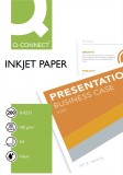Q-Connect® Inkjet-Papiere Premium - A4, 100 g/qm, weiß, 200 Blatt Inkjetpapier A4 weiß Inkjet