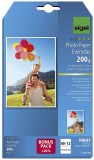 SIGEL Inkjet Fotopapier Everyday - 10x 15 cm, hochglänzend, 200 g/qm, 60 + 12 Blatt Fotopapier