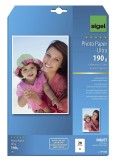 SIGEL Inkjet Fotopapier Ultra - A4, seidenmatt, 190 g/qm, 20 Blatt Fotopapier A4 A4 Inkjet