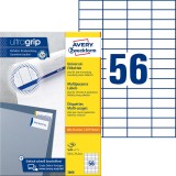 Avery Zweckform® 3668 Universal-Etiketten ultragrip - 52,5 x 21,2 mm, weiß, 5.600 Etiketten, permanent