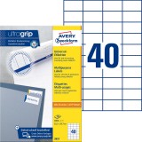 Avery Zweckform® 3651 Universal-Etiketten ultragrip - 52,5 x 29,7 mm, weiß, 4.000 Etiketten, permanent