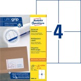 Avery Zweckform® 3483-200 Universal-Etiketten ultragrip - 105 x 148 mm, weiß, 880 Etiketten, permanent