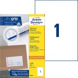 Avery Zweckform® 3478 Universal-Etiketten ultragrip - 210 x 297 mm, weiß, 100 Etiketten, permanent