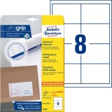 Avery Zweckform® 4782 Universal-Etiketten ultragrip - 97 x 67,7 mm, weiß, 240 Etiketten, permanent