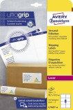 Avery Zweckform® L7165-40 Versand-Etiketten - 99,1 x 67,7 mm, weiß, 320 Etiketten/40 Blatt, permanent, für B4/C4 Kuverts