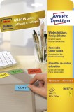 Avery Zweckform® L6035-20 Etiketten - 63,5 x 33,9 mm, gelb, 480 Etiketten/20 Blatt, wiederablösbar