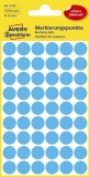 Avery Zweckform® 3142 Markierungspunkte - Ø 12 mm, 5 Blatt/270 Etiketten, blau Markierungspunkte