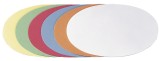Franken Moderationskarte - Oval, 190 x 110 mm, sortiert, 250 Stück Moderationskarte Ovale 130 g/qm