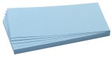 Franken Moderationskarte - Rechteck, 205 x 95 mm, hellblau, 500 Stück Moderationskarte Rechtecke
