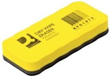 Q-Connect® Whiteboard-Löscher - magnethaftend Tafelwischer gelb / schwarz 12,2 cm 3,2 cm 4,5 cm