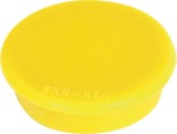 Franken Magnet, 32 mm, 800 g, gelb Magnet gelb Ø 32 mm 10 Stück 800 g