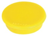 Franken Magnet, 38 mm, 1500 g, gelb Magnet gelb Ø 38 mm 10 Stück 1500 g