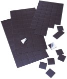 Franken Magnetplatte, 20 mm x 2 cm, 1 mm, schwarz Magnetplatte schwarz 20 mm x 2 cm 50 Stück