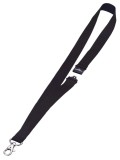 Durable Textilband 20 mm mit Sicherheitsverschluss, 44 cm, schwarz Textilband schwarz 10 Stück