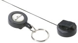 Durable Ausweishalter Jojo mit Schlüsselring - Ø 25 mm, Länge: ca. 80 cm, anthrazit Ausweishalter