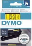 Dymo® Schriftband D1 Kunststoff - laminiert, 7 m x 9 mm, Schwarz/Gelb Schriftband Standardetikett