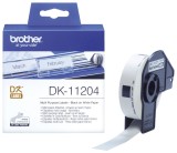 Brother DK-Einzeletiketten Papier - Mehrzweck-/Absender-Etiketten, 17x54 mm, 400 Stück, schwarz auf weiß