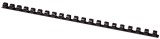 Q-Connect® Plastik-Binderücken, 10 mm, für 65 Blatt, schwarz, 100 Stück Spiralbinderücken